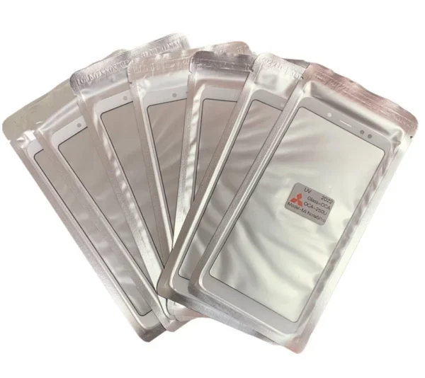 LCD MIDDLE FRAME XIAOMI MI Note 5 PRO WHITE GLASS WITH OCA PAPER SHEET