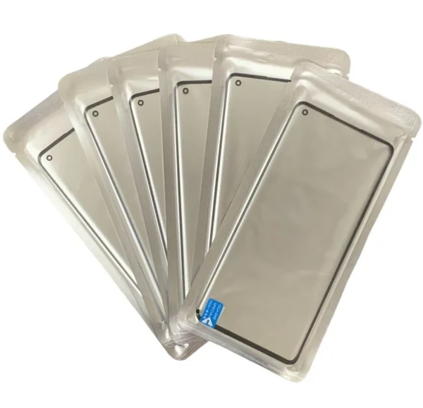LCD MIDDLE FRAME ONE PLUS 8 CURVE BLACK GLASS WITH OCA PAPER SHEET