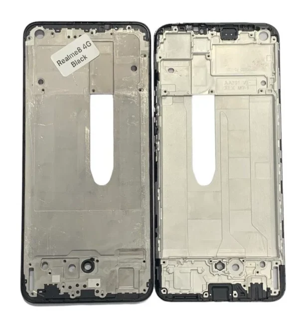 LCD MIDDLE FRAME REALME 8 (4G) BLACK FRAME