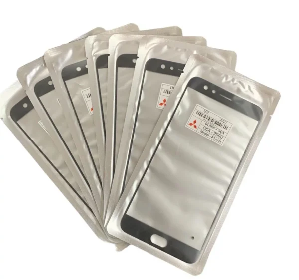 LCD MIDDLE FRAME OPPO F3 PLUS BLACK GLASS WITH OCA PAPER SHEET
