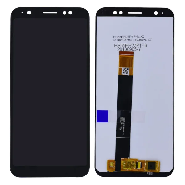 LCD with Touch Screen for ASUS ZF MAX M1 W/F CARE OG Black (display glass combo folder)